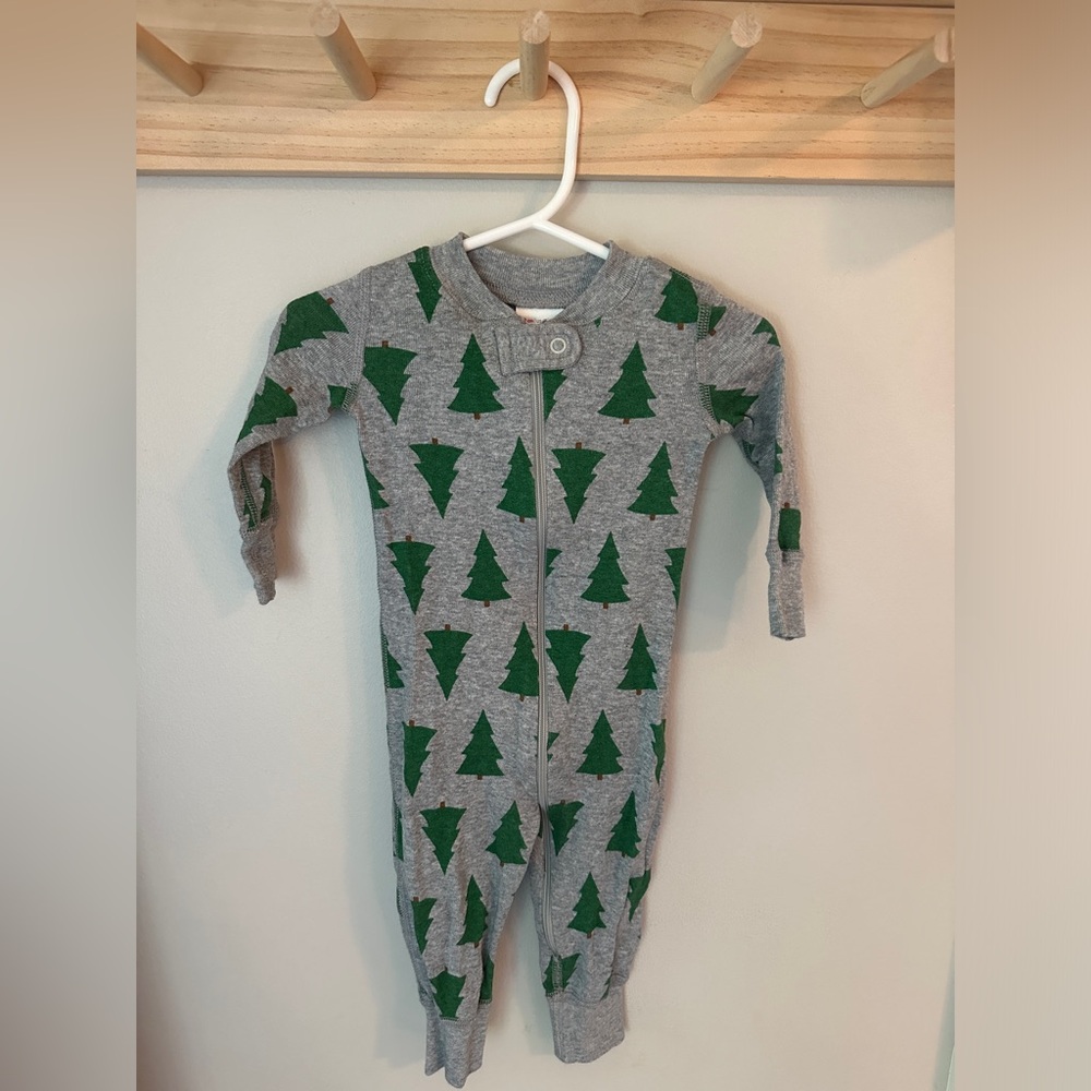 Hanna Andersson 100% Organic Cotton Christmas Tree Zip Sleeper